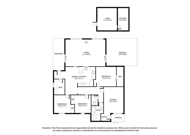 Floorplan of Homely house listing, 9 Creek Street, Mount Gambier SA 5290