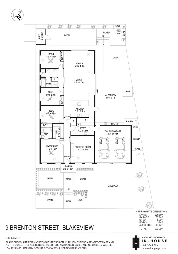 Floorplan of Homely house listing, 9 Brenton Street, Blakeview SA 5114
