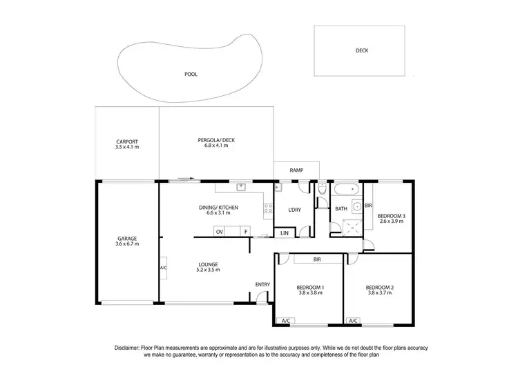 Floorplan of Homely house listing, 134 North Terrace, Mount Gambier SA 5290