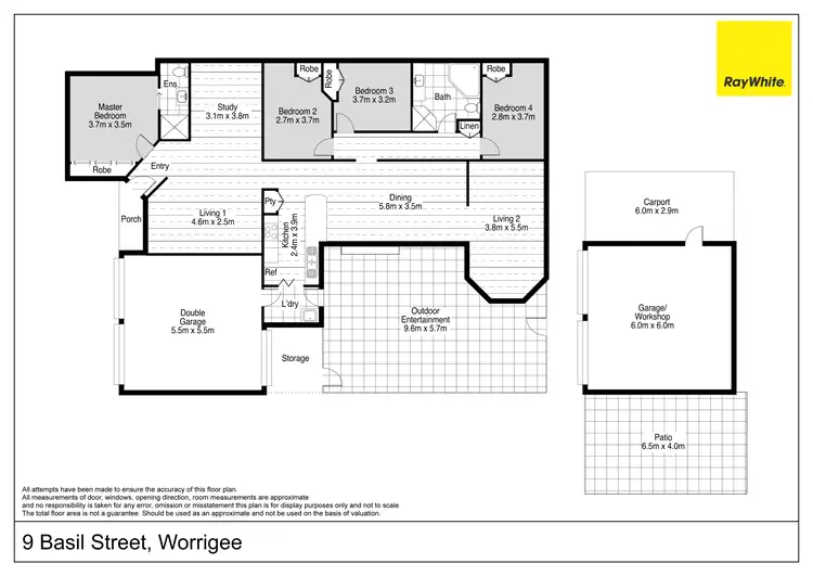 Floorplan of Homely house listing, 9 Basil Street, Worrigee NSW 2540