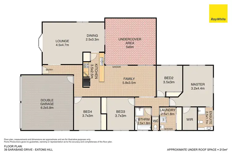 Floorplan of Homely house listing, 39 Saraband Drive, Eatons Hill QLD 4037