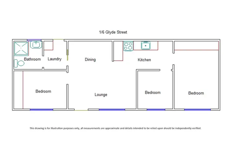 Floorplan of Homely house listing, 6-12 Glyde Street, Bordertown SA 5268