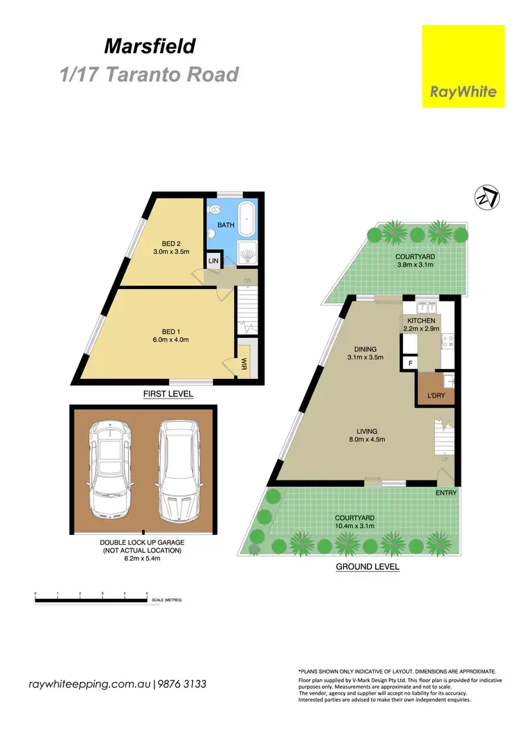 Floorplan of Homely townhouse listing, 1/17 Taranto Road, Marsfield NSW 2122