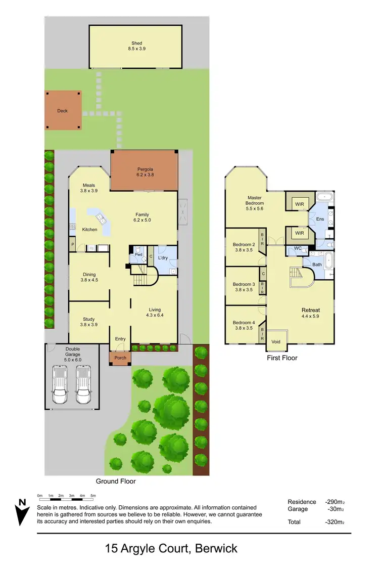 Floorplan of Homely house listing, 15 Argyle Court, Berwick VIC 3806