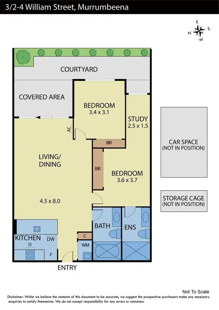 Floorplan of Homely apartment listing, 3/2-4 William Street, Murrumbeena VIC 3163
