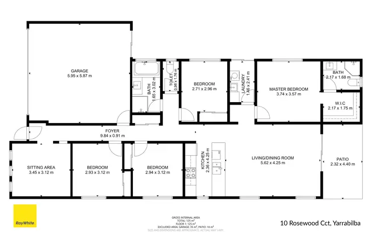 Floorplan of Homely house listing, 10 Rosewood Circuit, Yarrabilba QLD 4207