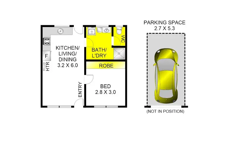 Floorplan of Homely unit listing, 6/30 Albert Street, Geelong West VIC 3218
