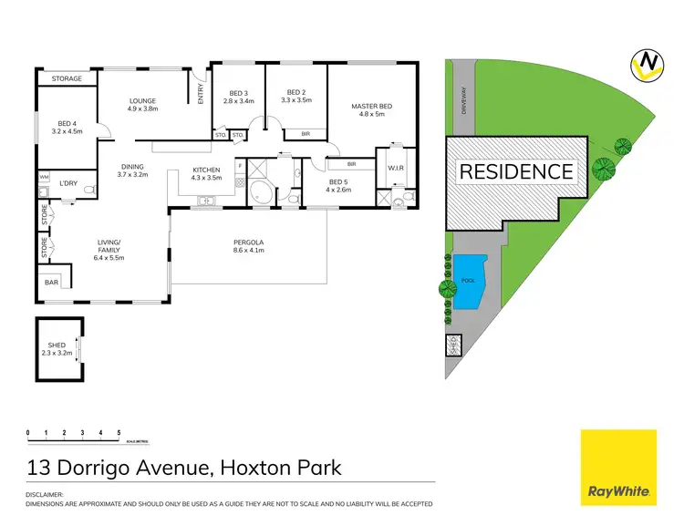 Floorplan of Homely house listing, 13 Dorrigo Avenue, Hoxton Park NSW 2171