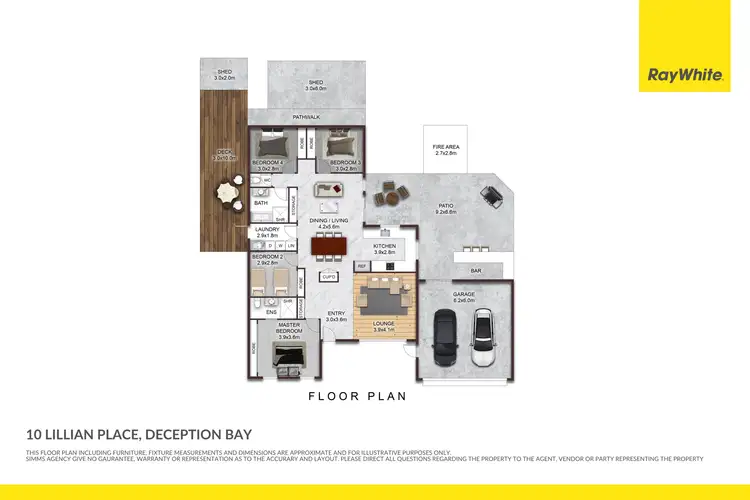 Floorplan of Homely house listing, 10 Lillian Place, Deception Bay QLD 4508