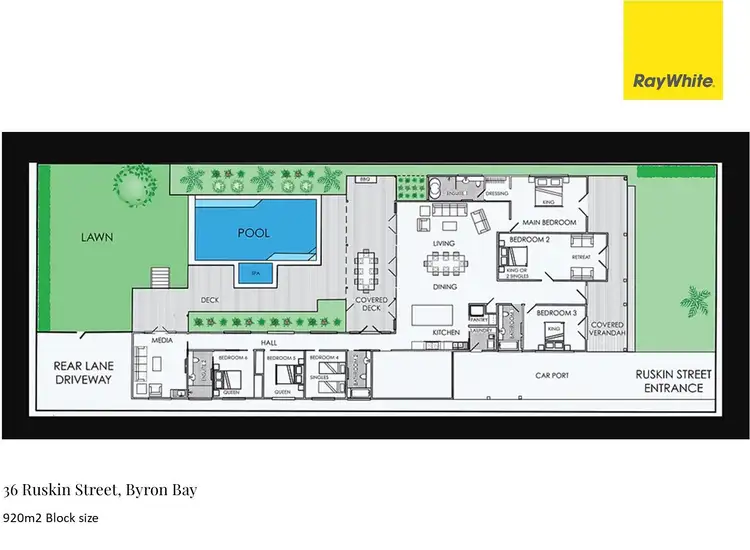 Floorplan of Homely house listing, 36 Ruskin Street, Byron Bay NSW 2481
