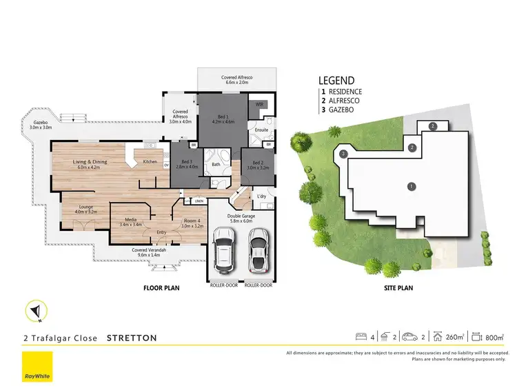 Floorplan of Homely house listing, 2 Trafalgar Close, Stretton QLD 4116