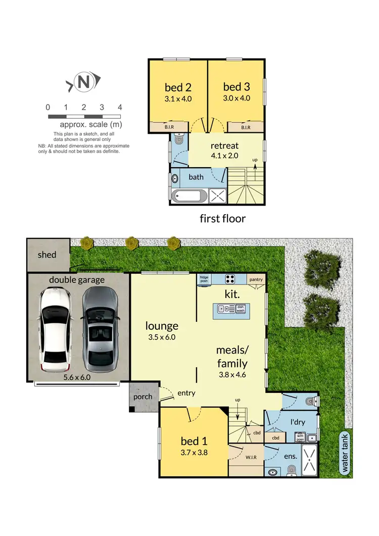 Floorplan of Homely townhouse listing, 3/26 Woodvale Road, Boronia VIC 3155
