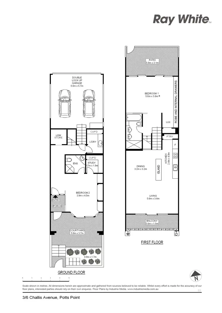 Floorplan of Homely apartment listing, 3/6 Challis Avenue, Potts Point NSW 2011