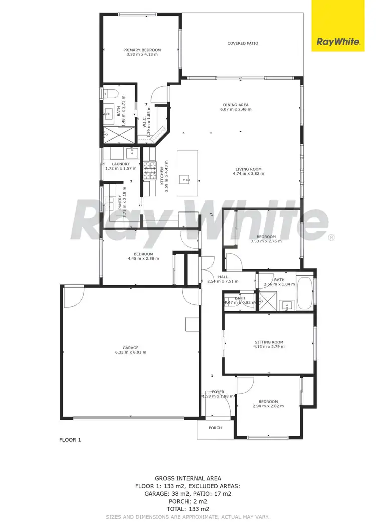 Floorplan of Homely house listing, 69 Flintwood Crescent, Palmview QLD 4553