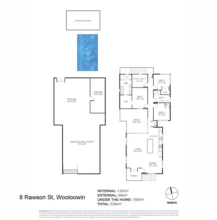 Floorplan of Homely house listing, 8 Rawson Street, Wooloowin QLD 4030