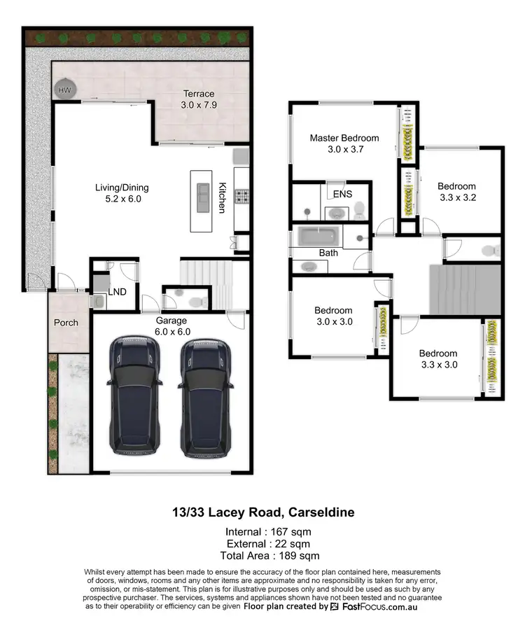 Floorplan of Homely townhouse listing, 13/33 Lacey Road, Carseldine QLD 4034