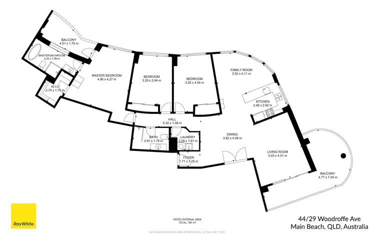 Floorplan of Homely apartment listing, 44/29-39 Woodroffe Avenue, Main Beach QLD 4217