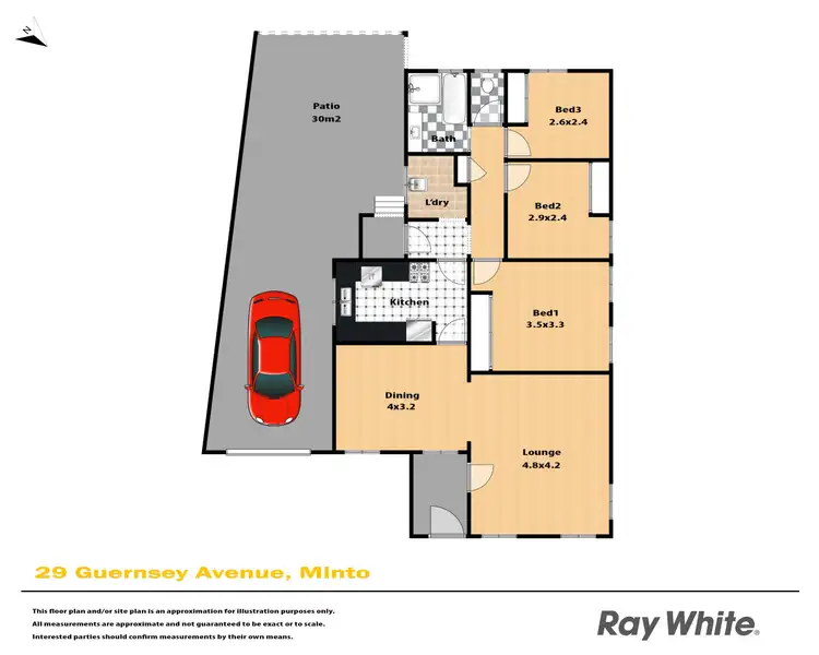 Floorplan of Homely house listing, 29 Guernsey Avenue, Minto NSW 2566