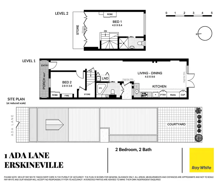 Floorplan of Homely house listing, 1 Ada Lane, Erskineville NSW 2043