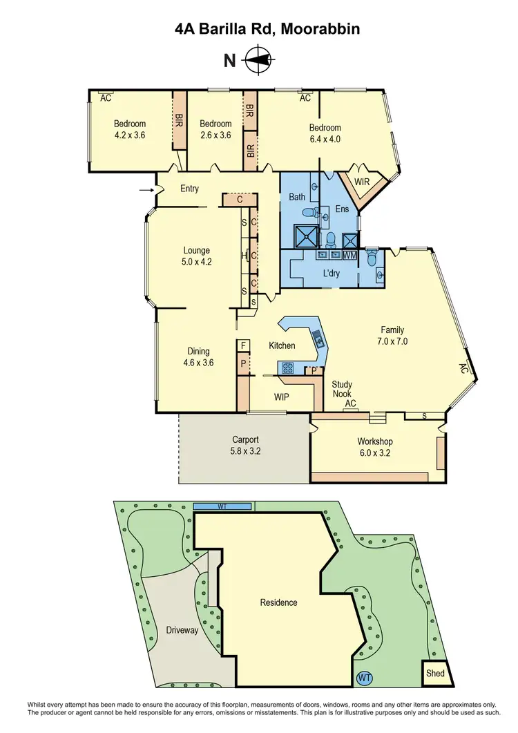 Floorplan of Homely house listing, 4a Barilla Road, Moorabbin VIC 3189
