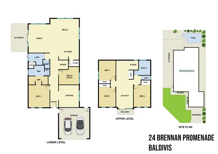 Floorplan of Homely house listing, 24 Brennan Promenade, Baldivis WA 6171