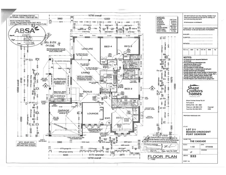 Floorplan of Homely house listing, 17 Mason Crescent, Port Denison WA 6525