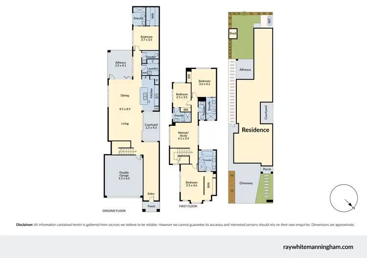 Floorplan of Homely house listing, 2 Monaco Street, Doncaster VIC 3108