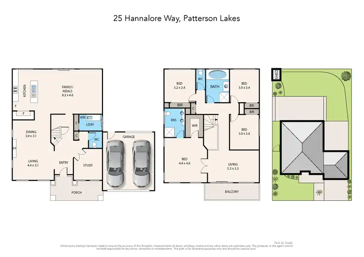 Floorplan of Homely house listing, 25 Hannalore Way, Patterson Lakes VIC 3197