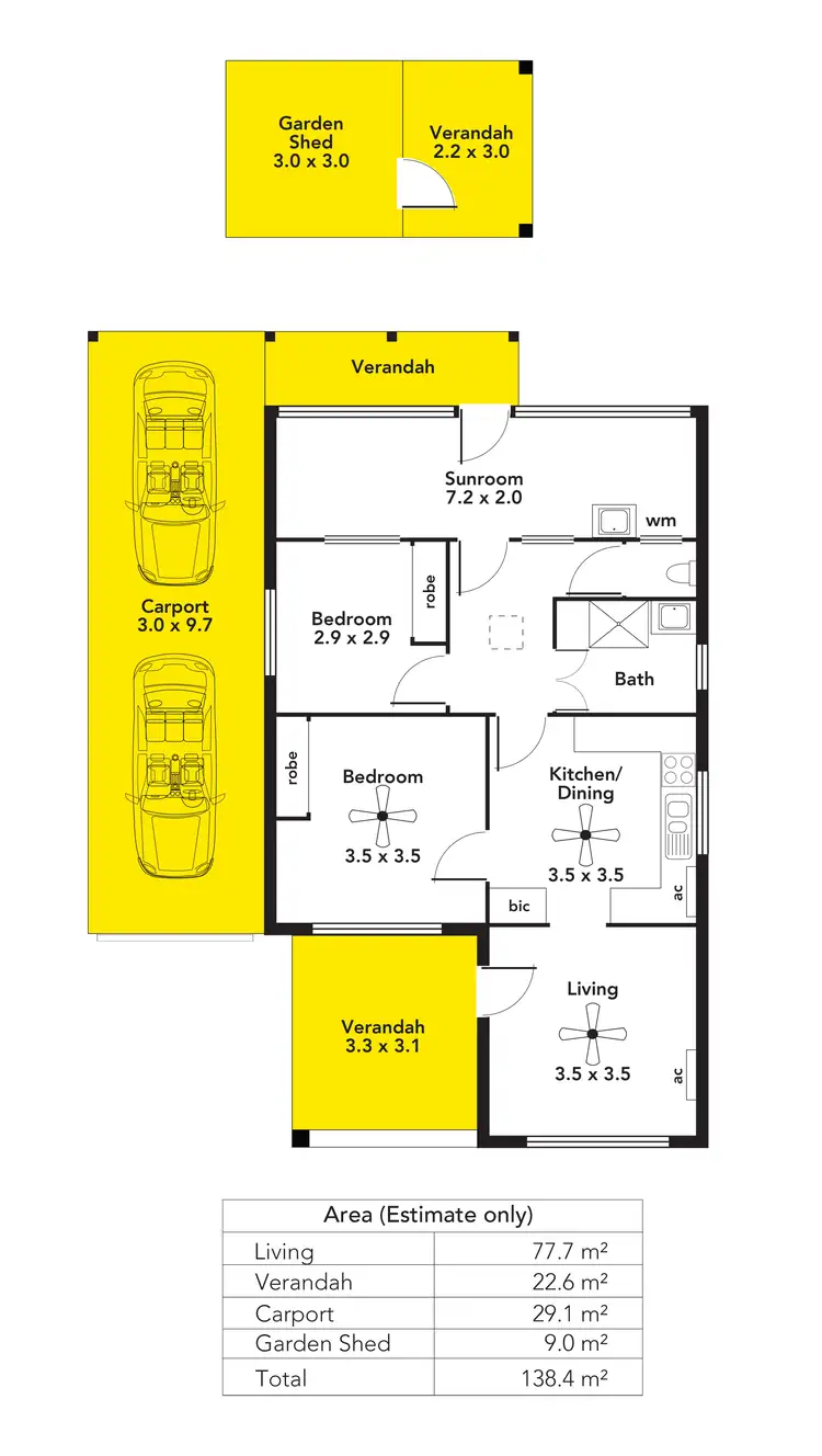 Floorplan of Homely house listing, 10 Emu Street, Semaphore SA 5019