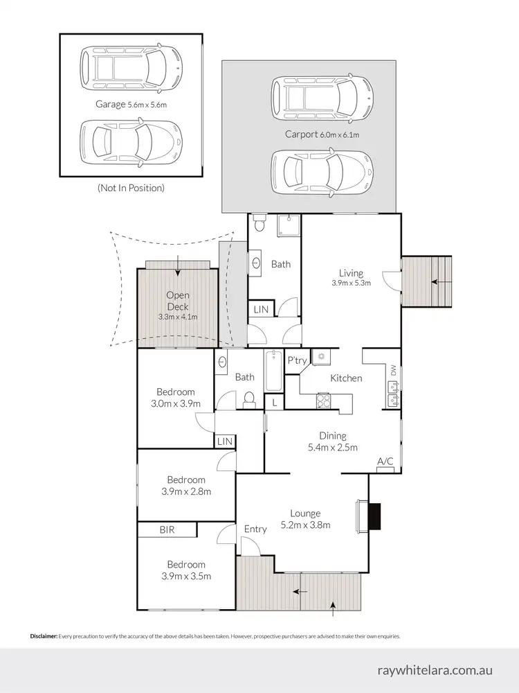 Floorplan of Homely house listing, 34 Curletts Road, Lara VIC 3212