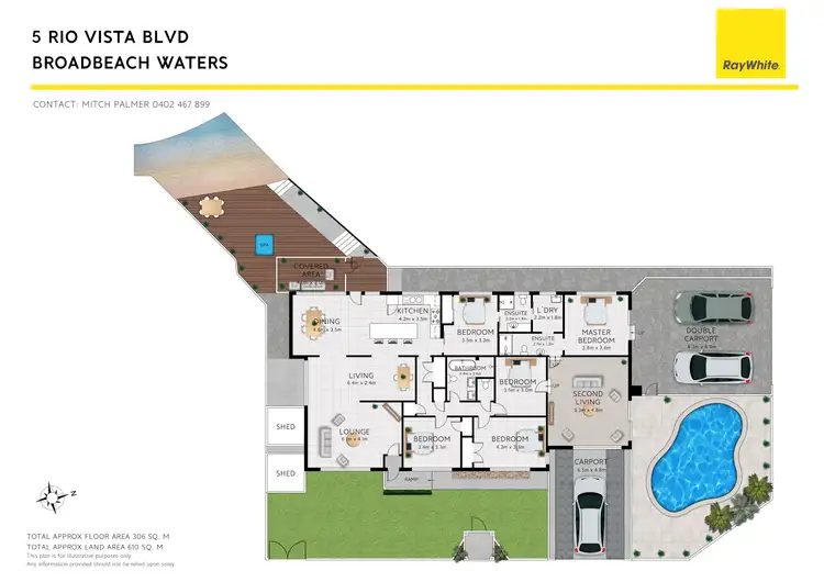 Floorplan of Homely house listing, 5 Rio Vista Boulevard, Broadbeach Waters QLD 4218