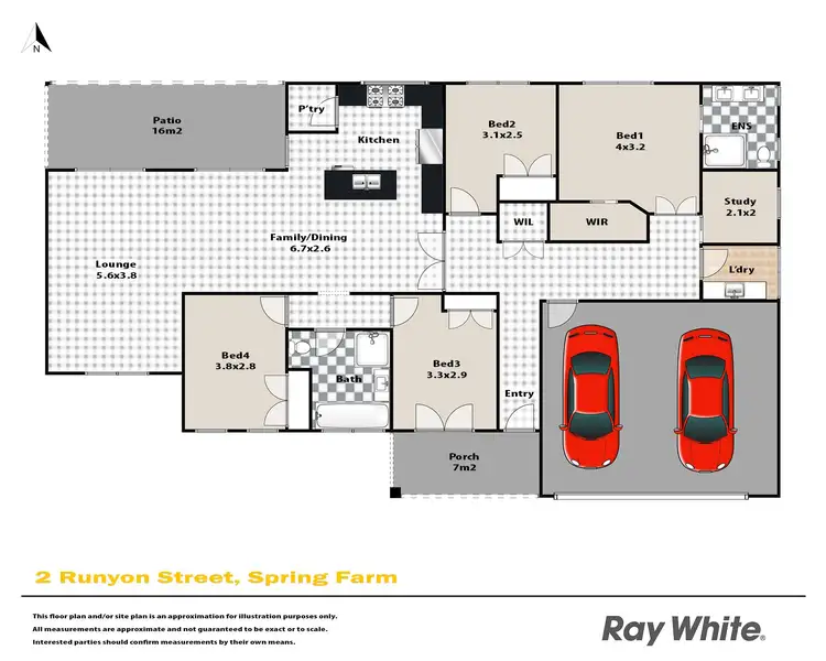 Floorplan of Homely house listing, 2 Runyon Street, Spring Farm NSW 2570