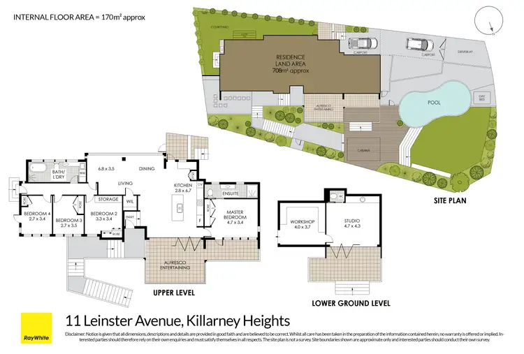 Floorplan of Homely house listing, 11 Leinster Avenue, Killarney Heights NSW 2087