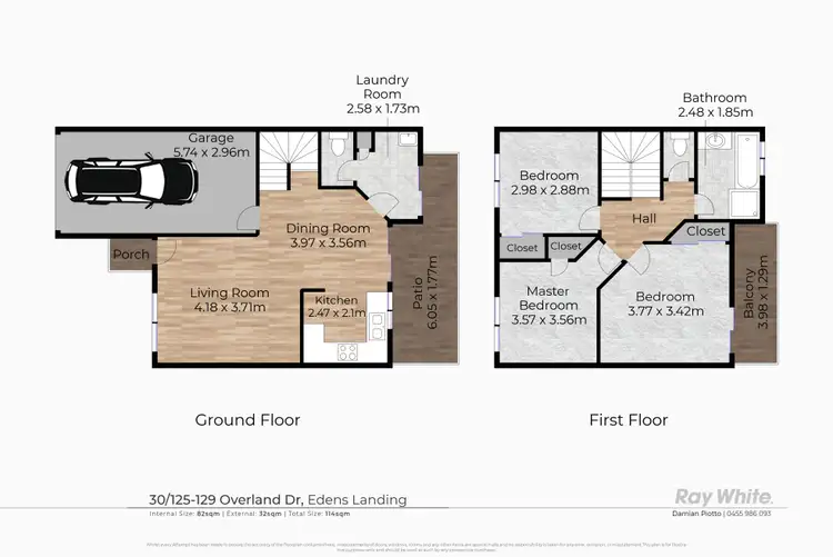 Floorplan of Homely house listing, 30/125-129 Overland Drive, Edens Landing QLD 4207