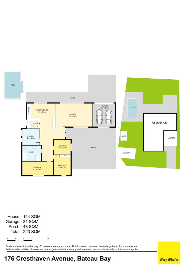 Floorplan of Homely house listing, 176 Cresthaven Avenue, Bateau Bay NSW 2261