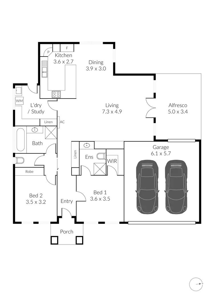 Floorplan of Homely house listing, 1/15 Shannon Avenue, Hamlyn Heights VIC 3215
