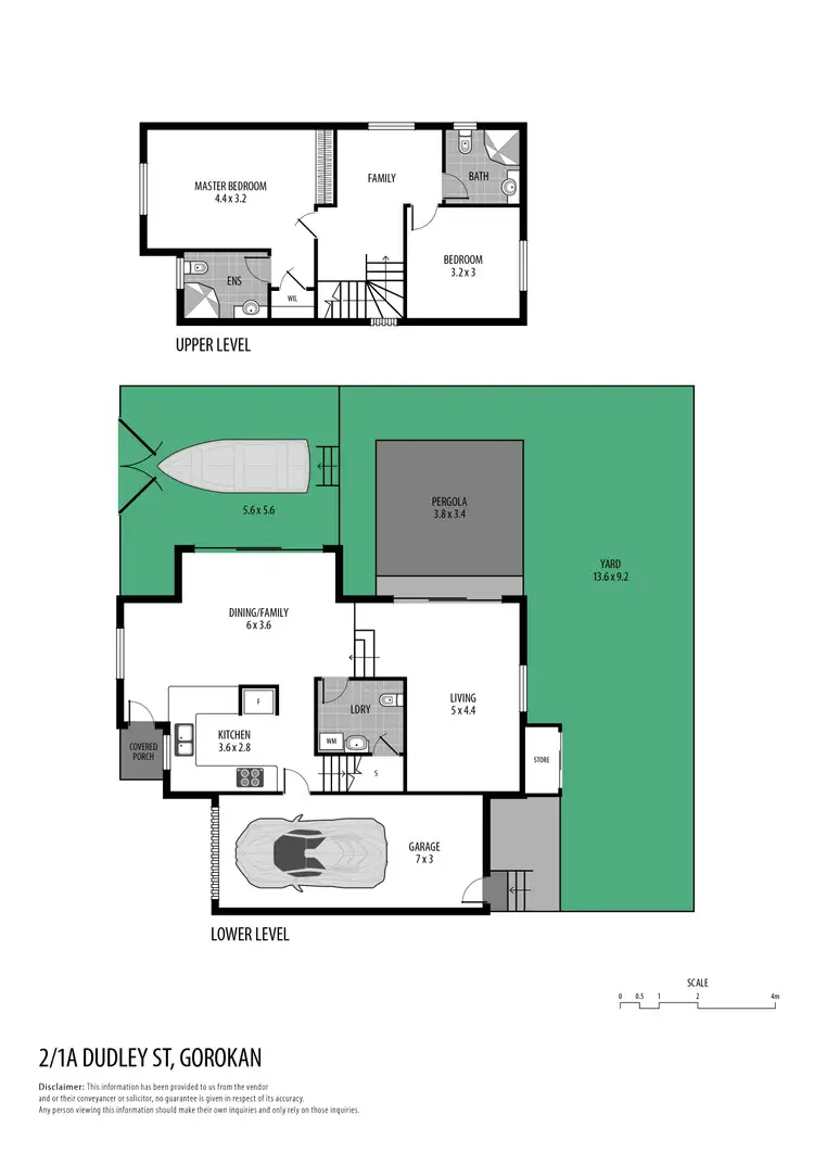 Floorplan of Homely townhouse listing, 2/1a Dudley Street, Gorokan NSW 2263
