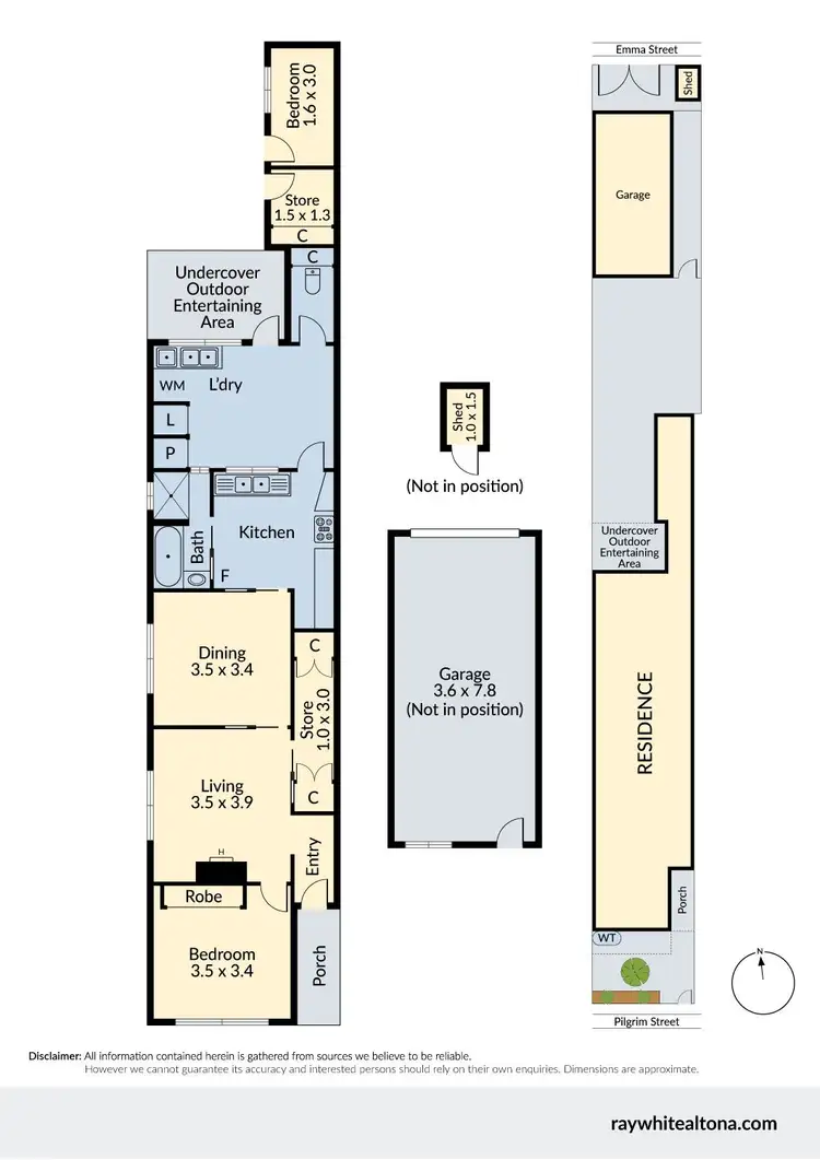 Floorplan of Homely house listing, 124 Pilgrim Street, Seddon VIC 3011