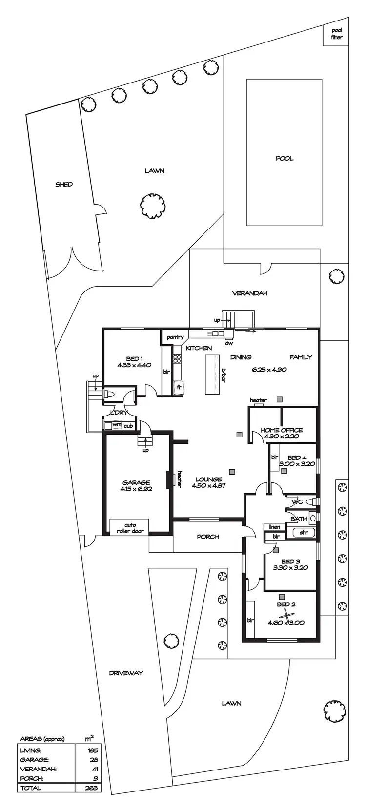 Floorplan of Homely house listing, 10 Clearview Crescent, Clearview SA 5085