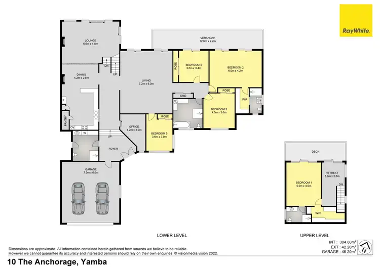 Floorplan of Homely house listing, 10 The Anchorage, Yamba NSW 2464