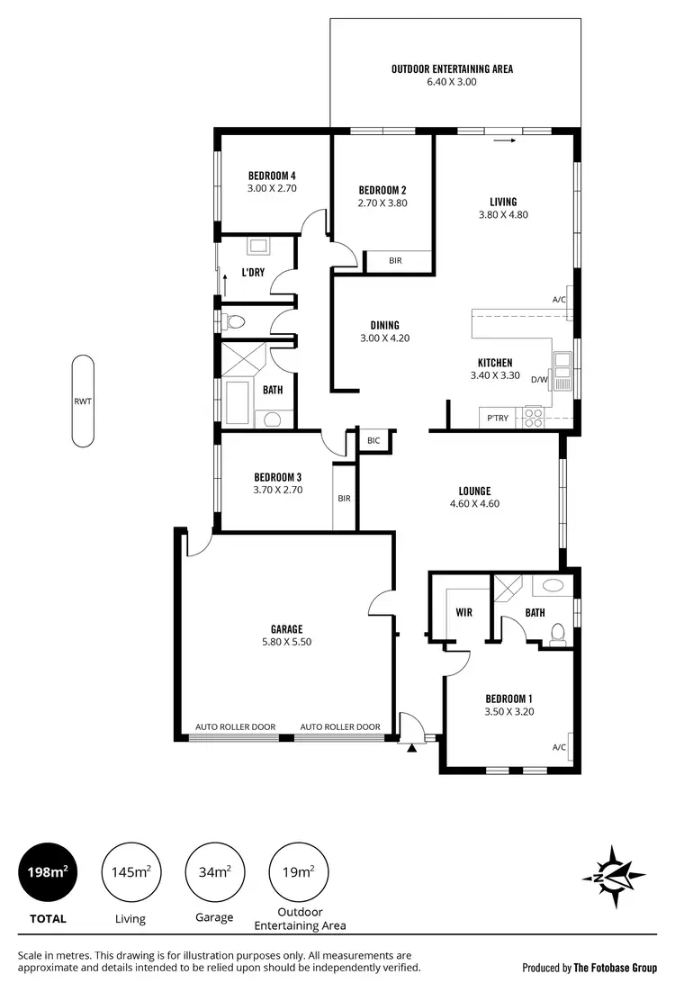 Floorplan of Homely house listing, 4 Graham Close, Mount Barker SA 5251