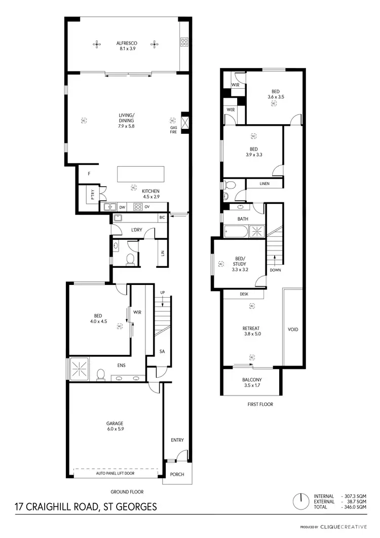 Floorplan of Homely house listing, 17 Craighill Road, St Georges SA 5064