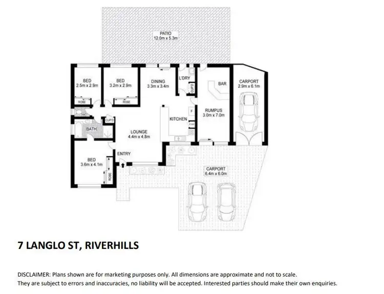 Floorplan of Homely house listing, 7 Langlo Street, Riverhills QLD 4074