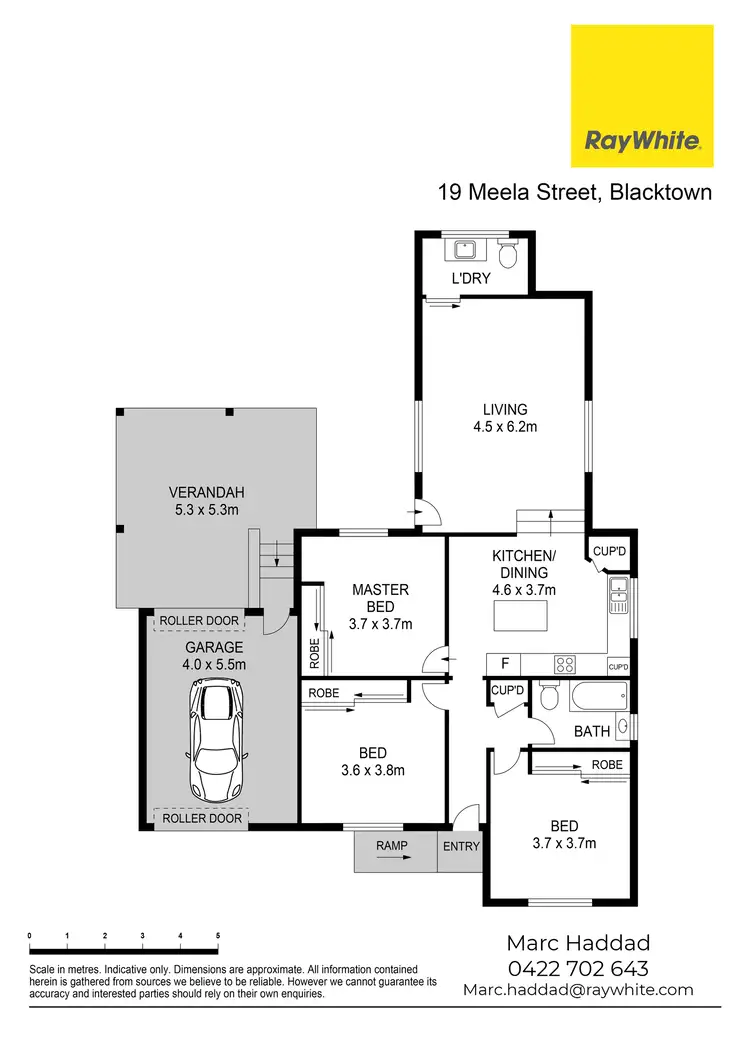 Floorplan of Homely house listing, 19 Meela Street, Blacktown NSW 2148