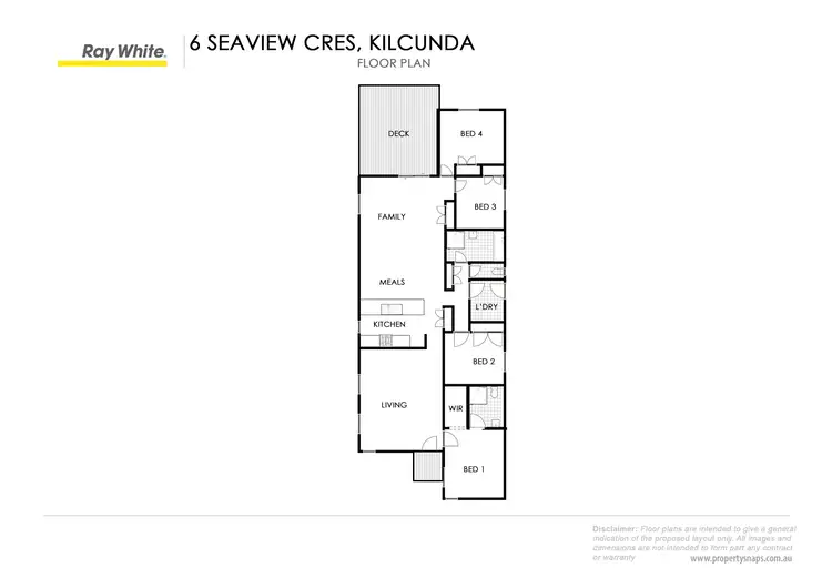 Floorplan of Homely house listing, 6 Seaview Crescent, Kilcunda VIC 3995