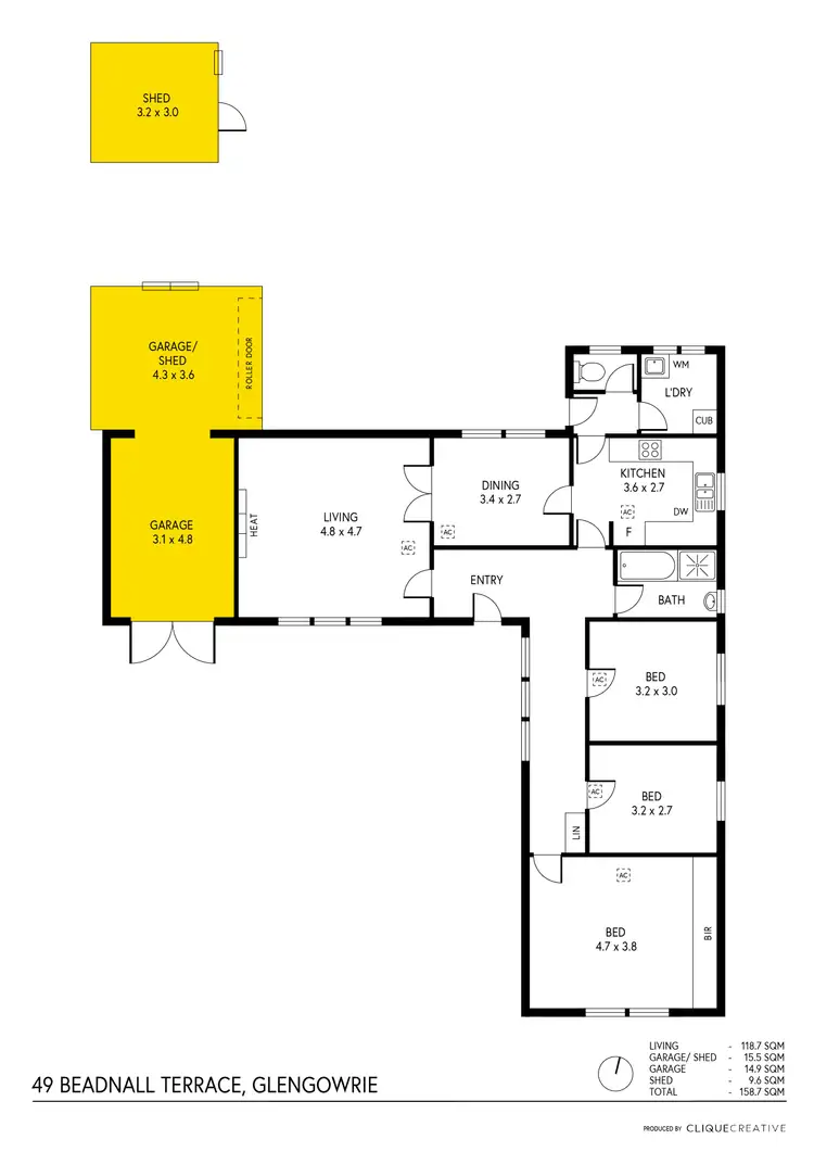 Floorplan of Homely house listing, 49 Beadnall Terrace, Glengowrie SA 5044