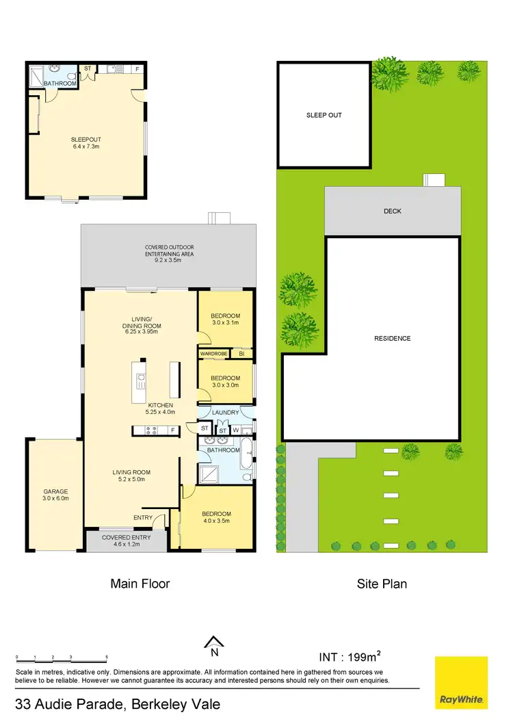 Floorplan of Homely house listing, 33 Audie Parade, Berkeley Vale NSW 2261