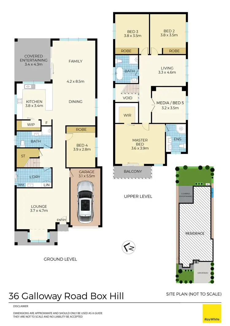 Floorplan of Homely house listing, 36 Galloway Road, Box Hill NSW 2765