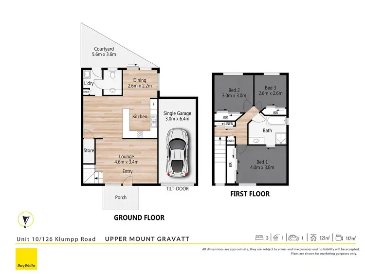Floorplan of Homely townhouse listing, 10/126 Klumpp Road, Upper Mount Gravatt QLD 4122