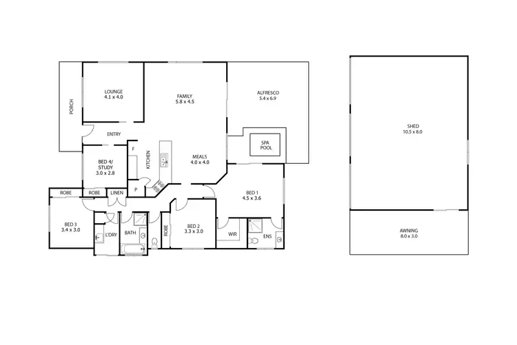 Floorplan of Homely house listing, 9 Sunshine Way, Kingsthorpe QLD 4400